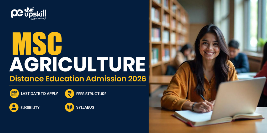 MSc Agriculture Distance Education Admission
