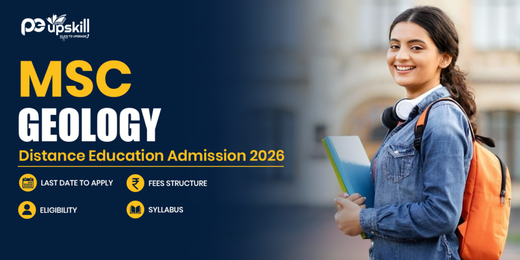 MSc Geology Distance Education Admission