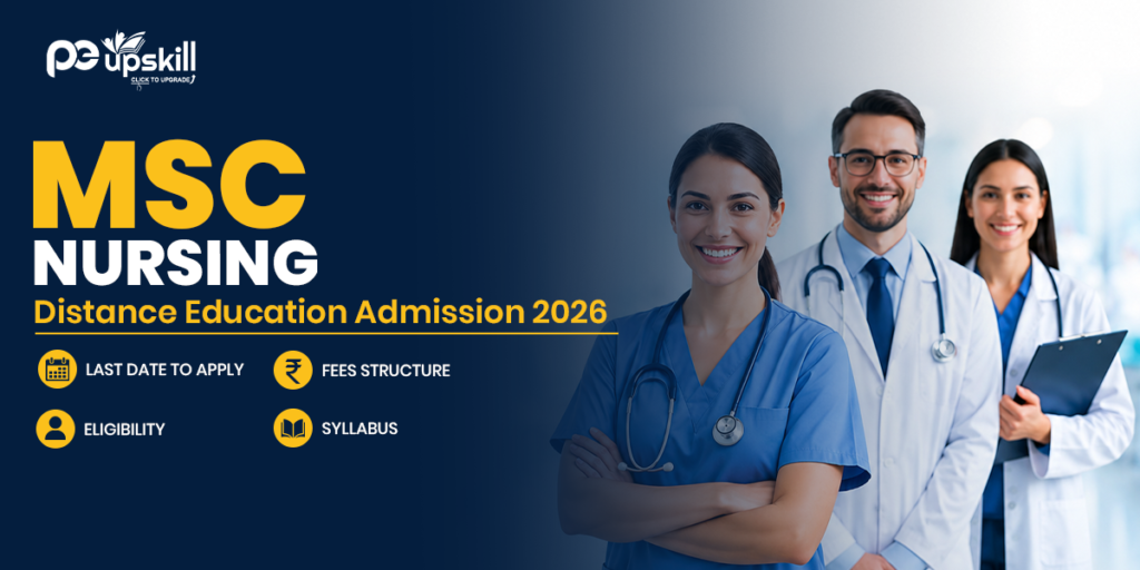 MSc Nursing Distance Education Admission