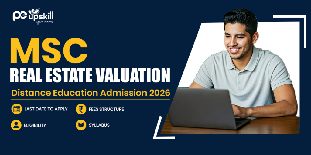 MSc Real Estate Valuation Distance Education Admission